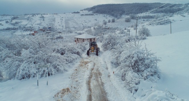 İlkadım’da karla mücadele