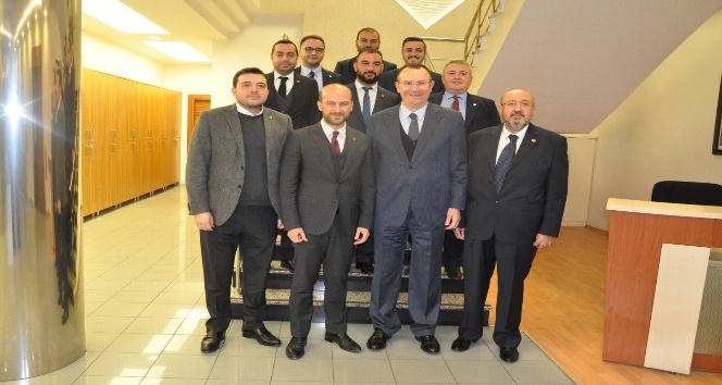 GAGİAD’dan GAOSB Başkanı Mustafa Topçuoğlu’na ziyaret