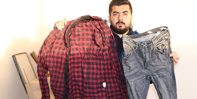 Çamaşırlar bile dondu, havaya atılan kaynar su buhar oldu