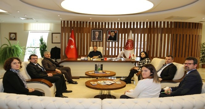 TSE Nevşehir İl Müdürü Güneş Rektör Bağlı’yı ziyaret etti