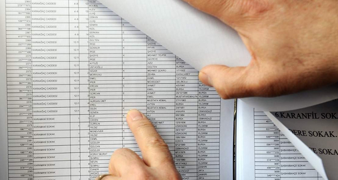 Seçmen listeleri cuma günü askıya çıkıyor