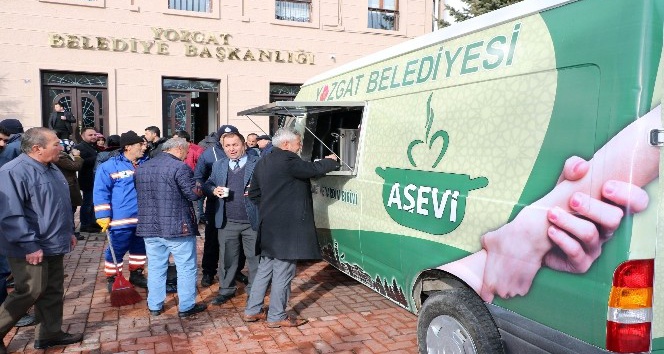 Yozgat Belediyesi’ne mobil aşevi
