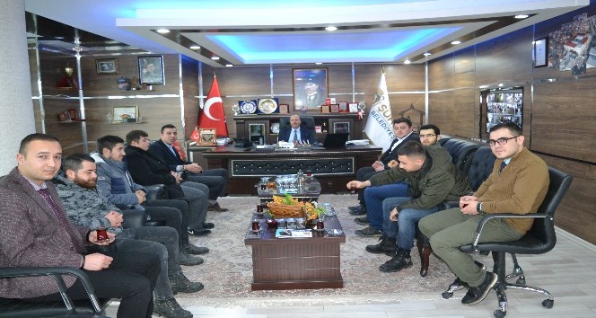 Gençlik kollarından Başkan Bozkurt’a ziyaret