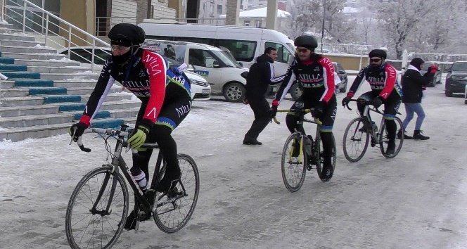 Pedallar Sarıkamış Şehitleri için döndü