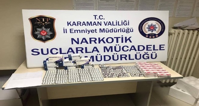 Karaman’da eczacı kalfası reçete ile verilen hapları satarken yakalandı