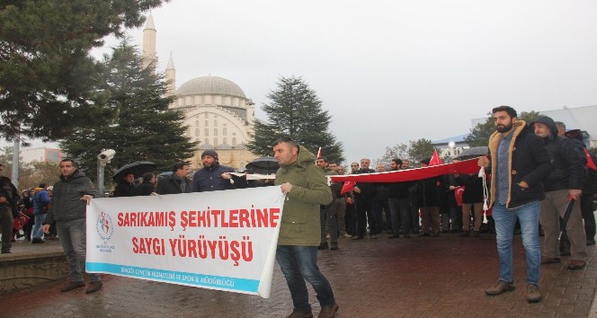 Bingöl’de ‘Sarıkamış Şehitlerine Saygı Yürüyüşü’