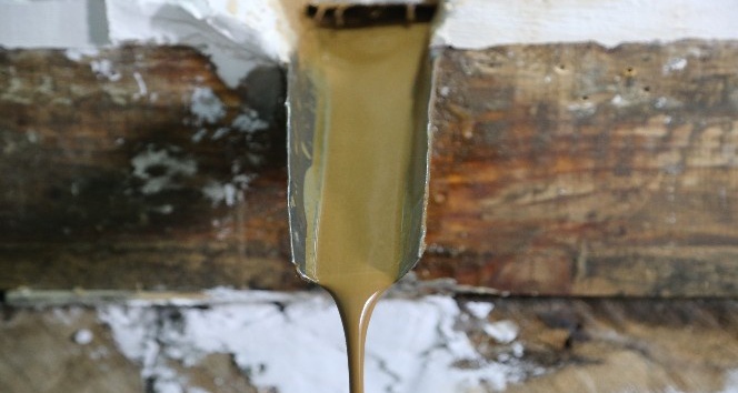 Antalya’da bir asırdır akan doğal tahin çeşmesi