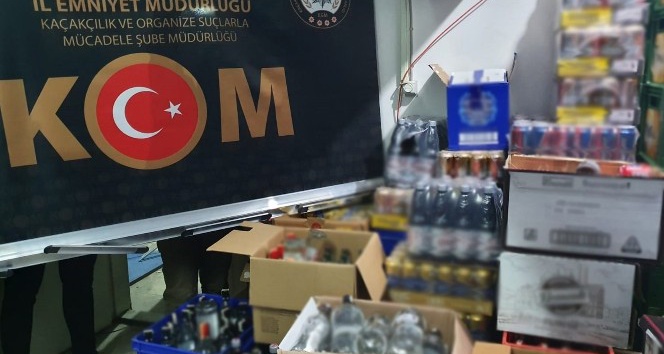 Kırıkkale’de tekel bayisine operasyon