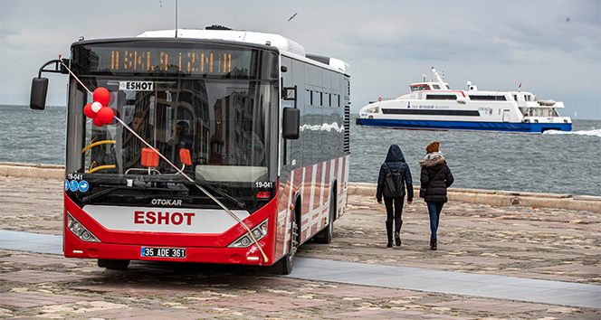 İzmir&#039;e yerli üretim 15 yeni otobüs