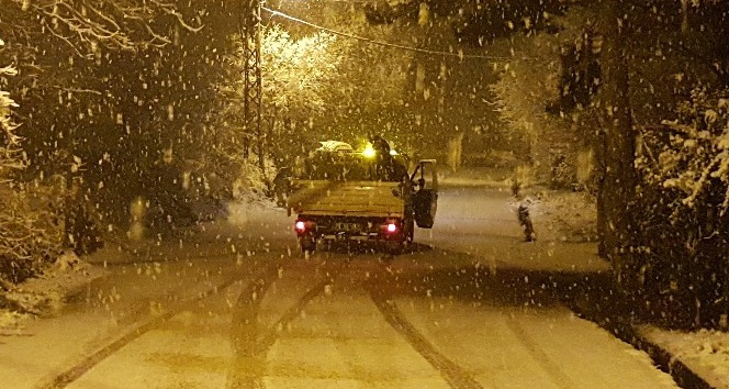 Safranbolu’da kar yağışı etkili oldu