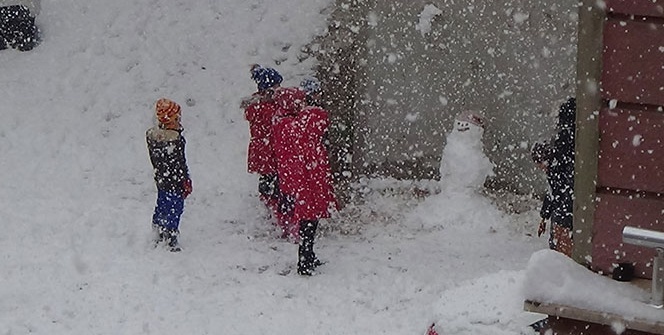 İnegöl beyaza büründü