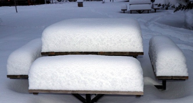 Nevşehir’de kar kalınlığı 25 santime ulaştı