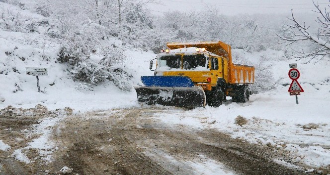 Zonguldak’ta 43 köy yolu ulaşıma kapandı