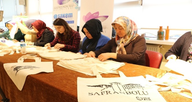 Safranbolu’da bez çantalar kurslarda hazırlanıyor