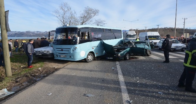 Ordu’da zincirleme trafik kazası: 2 ölü