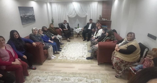 Başkan Arslan vatandaşların evlerine konuk oluyor