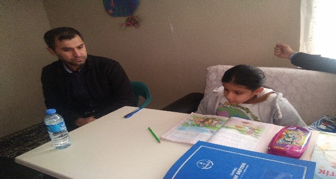 Kahta’da 17 öğrenci evde eğitim alıyor