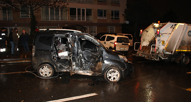 Başkent’te trafik kazası: 4 yaralı!
