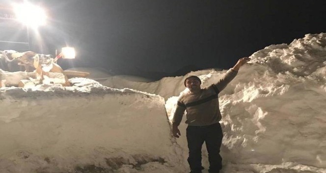 Durankaya’da karla mücadele çalışması