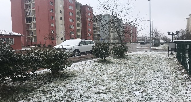 Keşan’da kar yağışı