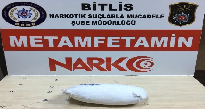 Bitlis’te 270 gram metanfetamin ele geçirildi
