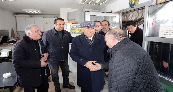 Yenimahalle Belediye Başkanı Yaşar, dolmuş şoförleriyle bir araya geldi