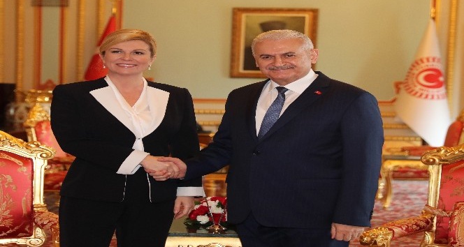Hırvatistan Cumhurbaşkanı Kitaroviç TBMM’yi ziyaret etti
