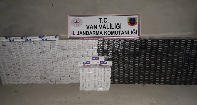 Van’da 11 bin 150 paket kaçak sigara ele geçirildi