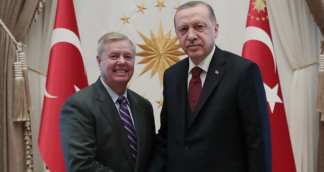 Cumhurbaşkanı Erdoğan&#039;ın ABD&#039;li Senatör Graham’ı kabulü sona erdi