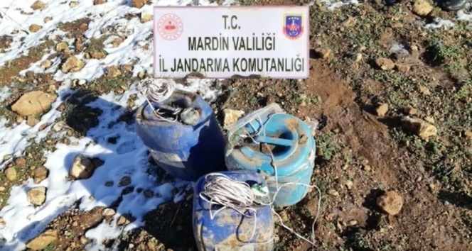 Mardin’de 150 kilo patlayıcı ele geçirildi