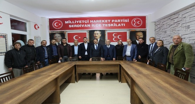 Başkan Alemdar, MHP Serdivan İlçe Başkanı İskender’i ziyaret etti