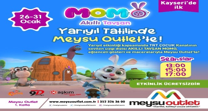 Meysu Outlet’te yarıyıl heyecan başlıyor
