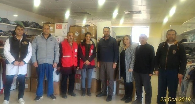 KAEÜ’si öğrenci butiğine Kızılay desteği
