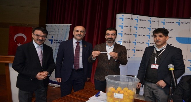 Batman’da 2 bin işçi için kuralar çekildi