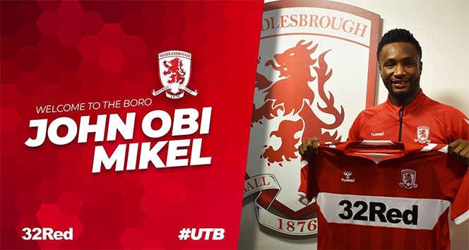 John Obi Mikel Middlesbrough’ta