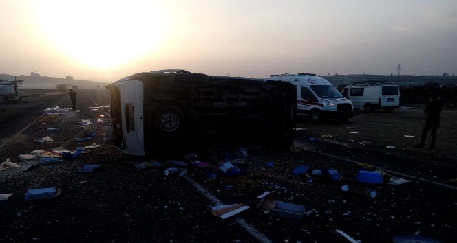 Midyat’ta trafik kazası: 1 yaralı