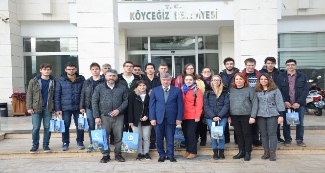 Öğrenciler proje çalışması için Köyceğiz’i tercih etti