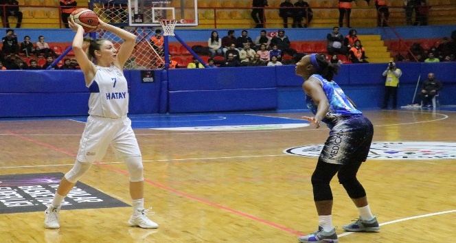 Kadınlar Basketbol Süper Ligi: Hatay Büyükşehir Belediyespor: 104 - Samsun Canik Belediye: 69