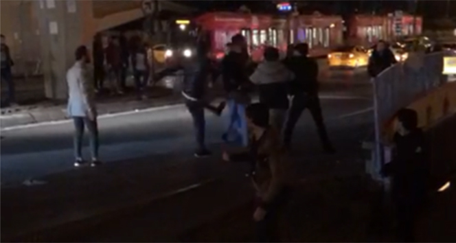 İstanbul’da 'Fight Club' filmini aratmayan kavga kamerada