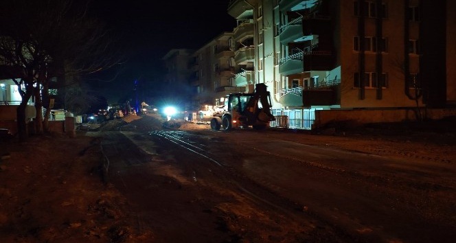 Erbaa’da altyapı çalışması