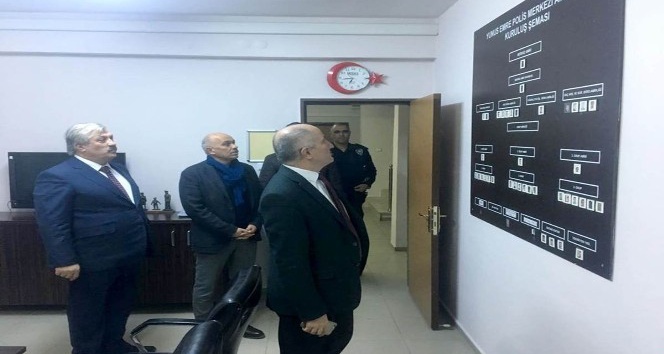 Vali Meral’den polis merkezine ziyaret