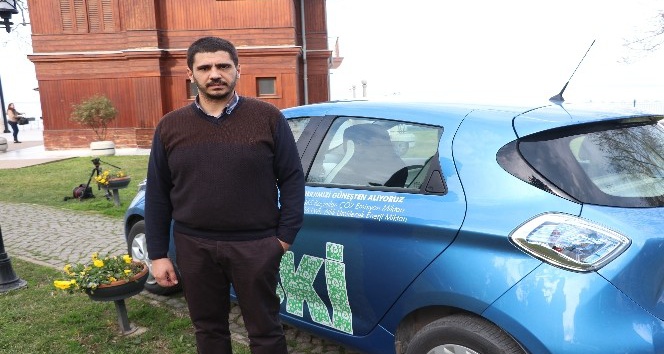Yalova’nın elektrikli ilk resmi kurum arabası Yürüyen Köşk’te tanıtıldı