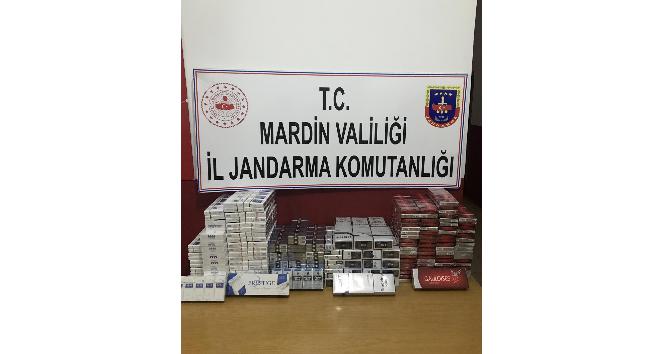 Mardin’de bin 560 paket kaçak sigara ele geçirildi