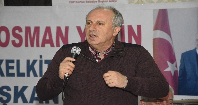 CHP’li Muharrem İnce Gümüşhane’de partililer ile buluştu