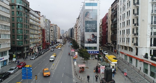 Şişli’de sit alanı ilan edilen bölge havadan görüntülendi
