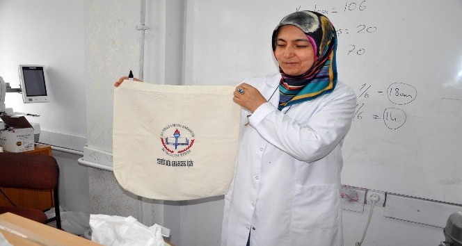 Sorgun Halk Eğitim Merkezinde Bez Çanta üretimi başladı