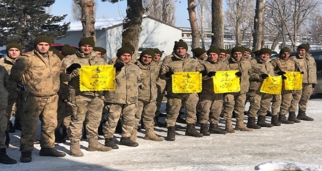 Emanetler Uzman Çavuş Mehmet Akif Sert’in Karakoluna ulaştı