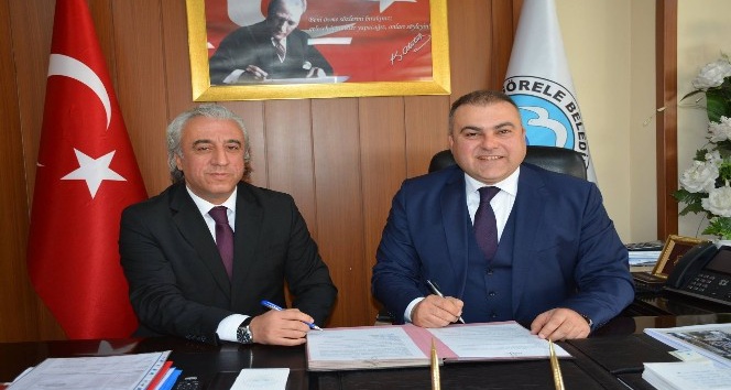 Görele Belediyesi ile Kültür Turizm İl Müdürlüğü iş birliğinde kütüphane yapılıyor