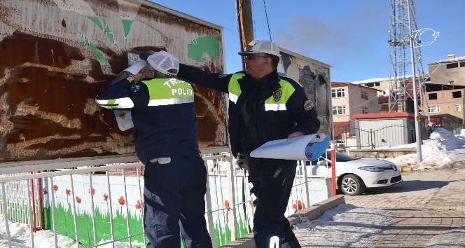 Beytüşşebap’ta yaya öncelikli trafik etkinliği