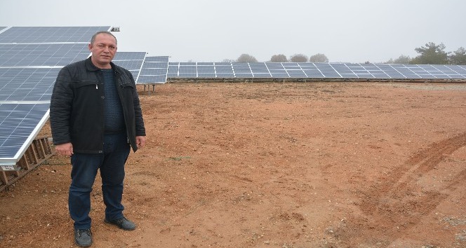 (Özel haber) Girişimci muhtar köyüne güneş enerjisi sistemi kurdurdu